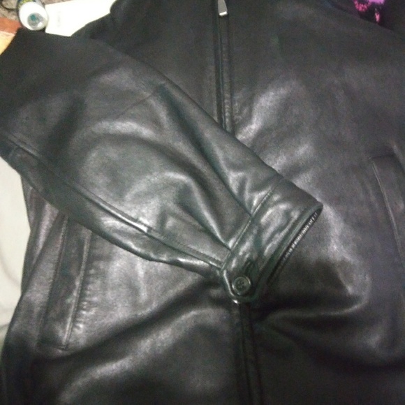 brooks brothers 346 leather jacket